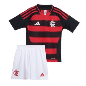 Fotbalové Dres Flamengo Dětské Domácí Oblečení 2025-26 Krátký Rukáv (+ trenýrky)